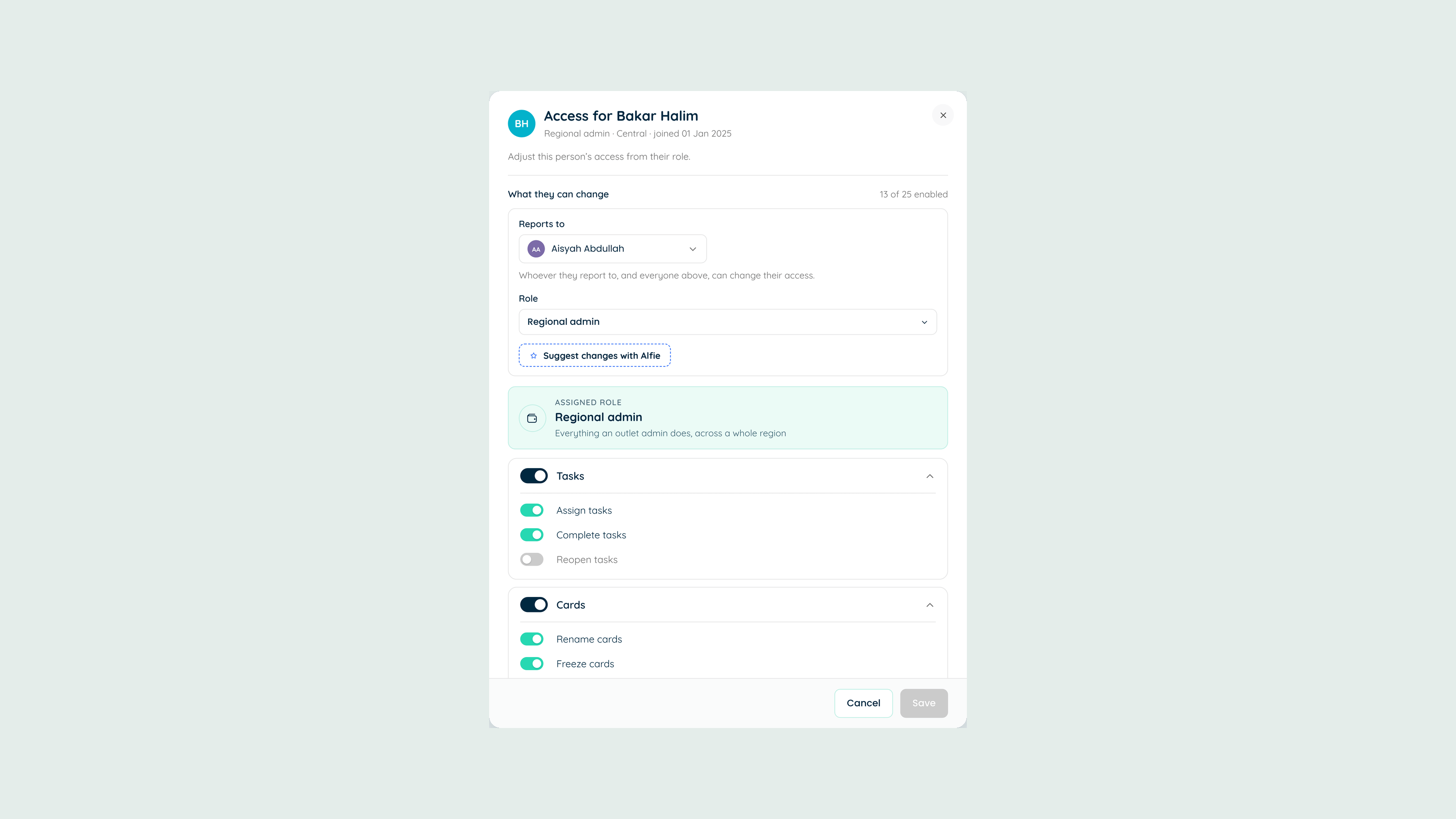Role-based access case study